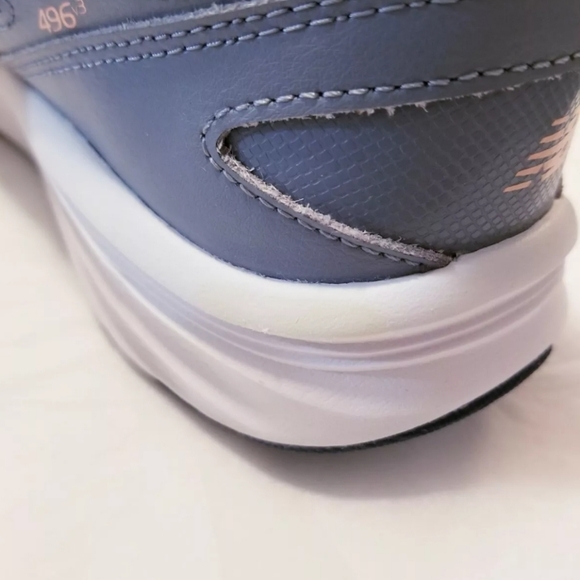 New Balance 496 V3 Women's Walking Gray/Blue WW496SP3 Shoes/Sneakers Size 12B - Picture 9 of 10